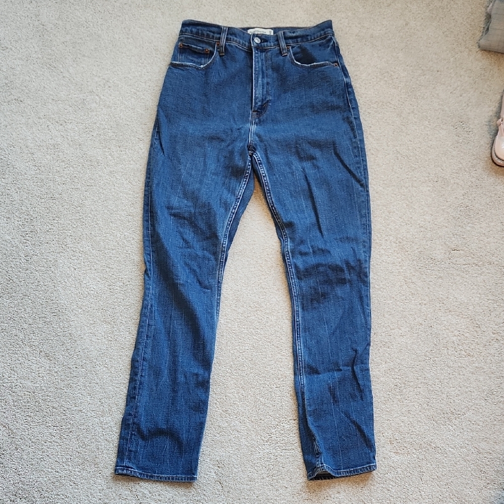Abercrombie & Fitch 90s High Rise Denim Jeans